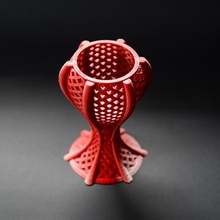 gothic goblet art bowl cup math mesh vase curve chalice ornate 3d print model - Mito3D