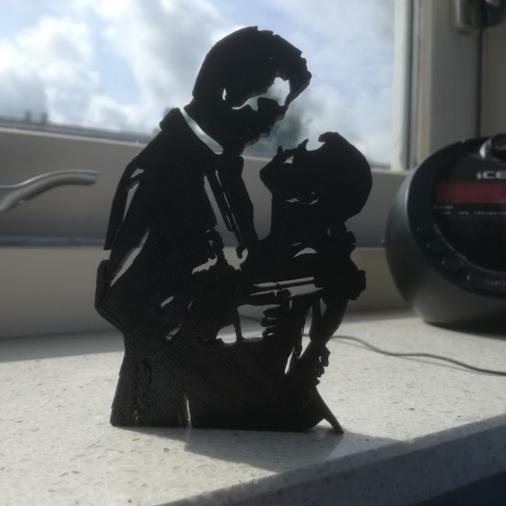 max payne 2 Statue Ventilator Kunst 3D print model - Mito3D