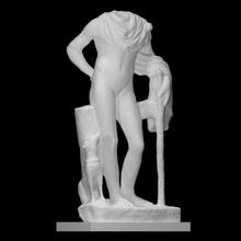 meleager taramak Antik kahraman mermer heykel 3d print model - Mito3D