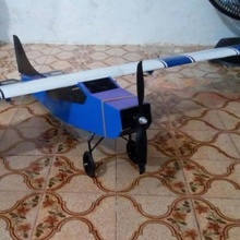 aeromodelo cessna 187 em 3d artilugio electrónica 3d print model - Mito3D