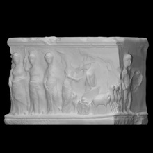 altar rape persephone relief scan worship base hades 3d print model - Mito3D