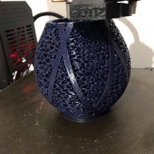 dual vase & garden design infill 3d print model - Mito3D