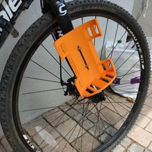 3d cage rechange pièces vélo monter Extérieur velcro 3dpimpmyride tournée 3d print model - Mito3D
