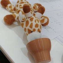 wubbanub jirafa chupete cubierta carcasa funda caso niños flexionar juguetes infantil colorfabb ngen 3d print model - Mito3D