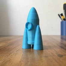 rocket ship toys & games 3d print model - Mito3D