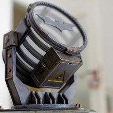 yarasa sinyali film karanlık şövalye yükselir 2012 hayran Sanat batman kendin yap Lamba destek 3d print model - Mito3D