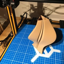 triángulo florero giro jardín fácil divertido 3d print model - Mito3D