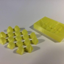 porte savon jabón plato jardín 3d print model - Mito3D