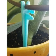 gotejamento tubo estaca flor jardim vegetal irrigação hidropônico 3d print model - Mito3D