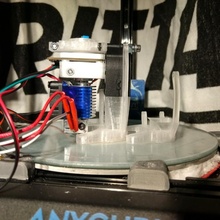 e3d-v6 orion compatible effector mount anycubic kossel build 3d printer 3d print model - Mito3D