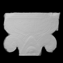 proto-ionic capital scan architecture decoration limestone relief 3d print model - Mito3D