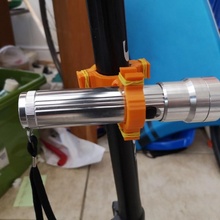 bicicleta lambreta ajustável tocha suporte poupar partes lanterna 3d print model - Mito3D