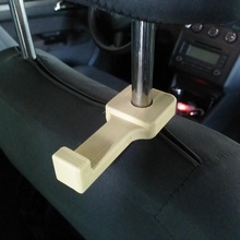 headrest hook 15mm spare parts car 3d print model - Mito3D