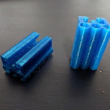 20x20 extrusion shock absorber foot build 3d printer feet flexible cnc 3d print model - Mito3D