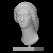 Kopf Artemis Scan Göttin Statue Anbetung Marmor 3d print model - Mito3D
