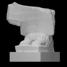 statue scan ancient feet 3d print model - Mito3D