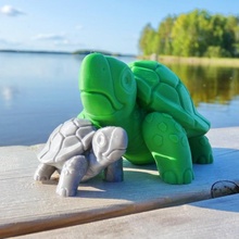 young tortollan toys & games animal cute figurine turtle sculpt happy worldofwarcraft fanart 3d print model - Mito3D