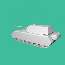 maus tank tinkercad 3d print model - Mito3D