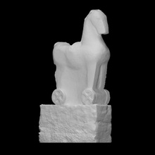 troyano caballo escanear caliza mito Troya escultura 3d print model - Mito3D