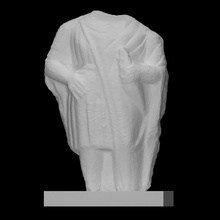statuette jeunesse portant oiseau analyse ancien corps sculpture 3d print model - Mito3D