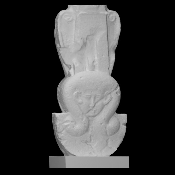 hathor headed capitale scansione architettura decorazione Dio scultura culto sollievo 3D print model - Mito3D