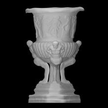 anıtsal vazo taramak Antik Rahatlama Borghese kaymaktaşı 3d print model - Mito3D