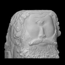 ciclope polifemo Varredura cabeça moderno mito odisséia Odisseu Ulisses 3d print model - Mito3D