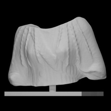 torso kore young female scan roman sculpture marble archaistic 3d print model - Mito3D