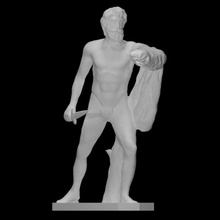 statue tyrannicides aristogeiton scan male assasin 3d print model - Mito3D