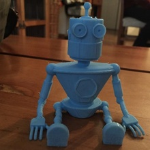 bowie robot desk toys & games model character desktop 3d print model - Mito3D