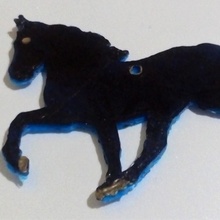 cavallo portachiavi pendente moda Accessori animali collezione 3d print model - Mito3D