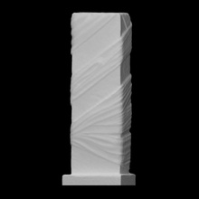 stabilite stability scan column modern sculpture abstract texture 3d print model - Mito3D