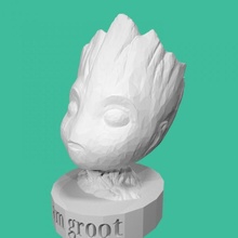 bébé Groot tinkercad 3d print model - Mito3D