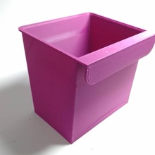 dustbin & garden 3d print box kitchen 3dprint plastic portable disposal 3d print model - Mito3D