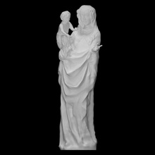 Madone franciscain monastère analyse sculpture église Marie Christ 3d print model - Mito3D