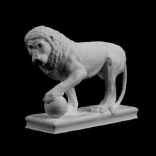 lion louvre paris Frankreich scan 3d print model - Mito3D
