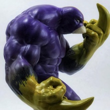 maxx fan art comic purple chacter 3d print model - Mito3D
