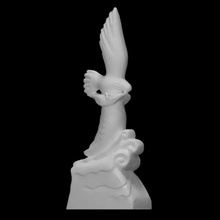 colomba pace scansione uccello scultura simbolo 3d print model - Mito3D