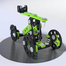 clickaloo Katapult Spielzeuge Spiele Spielzeug Fahrzeug Räder seige 3d print model - Mito3D