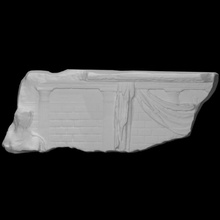 roman marble relief fragment scan architecture sculpture 3d print model - Mito3D