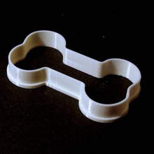 bone cookie cutter & garden 3d print model - Mito3D
