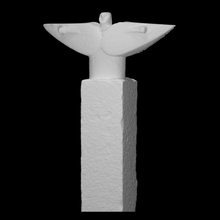 icarus scan column modern sculpture relief abstract myth 3d print model - Mito3D