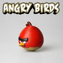 terence angry birds Spielzeug Spiele iphone app mac samsung videogame Vögel böse angrybirds 3d print model - Mito3D