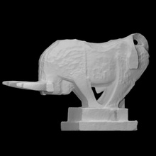 cretan bull scan modern sculpture limestone abstract myth pasiphae 3d print model - Mito3D