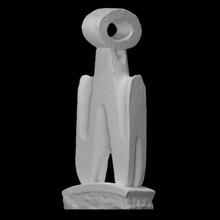 human scan figure modern sculpture abstract 3d print model - Mito3D