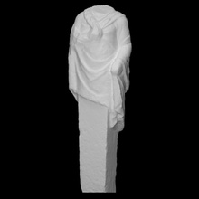 hermaisch Stele Himation Scan uralt Skulptur Linderung 3d print model - Mito3D
