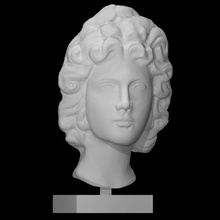 romano mármore cabeça Deus Varredura retrato escultura estátua 3d print model - Mito3D