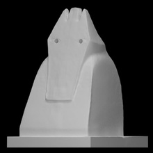 equus escanear moderno escultura bronce caballo resumen 3d print model - Mito3D