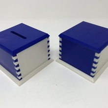 simple secret box iii coin bank & garden ultimaker autodesk fusion360 3d print model - Mito3D