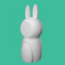 copain lapin principale personnage Buddyland designer livre rêver usine tinkercad dreamfactory tinkerdream 3d print model - Mito3D